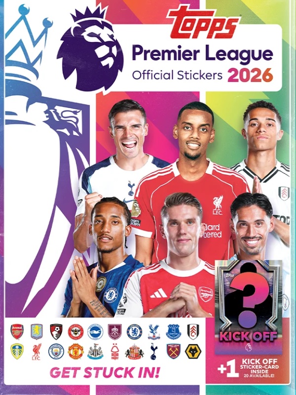 Topps Premier League Official Stickers 2026