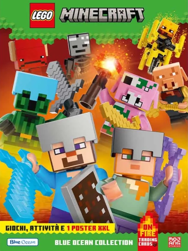 LEGO Minecraft On Fire Trading Cards