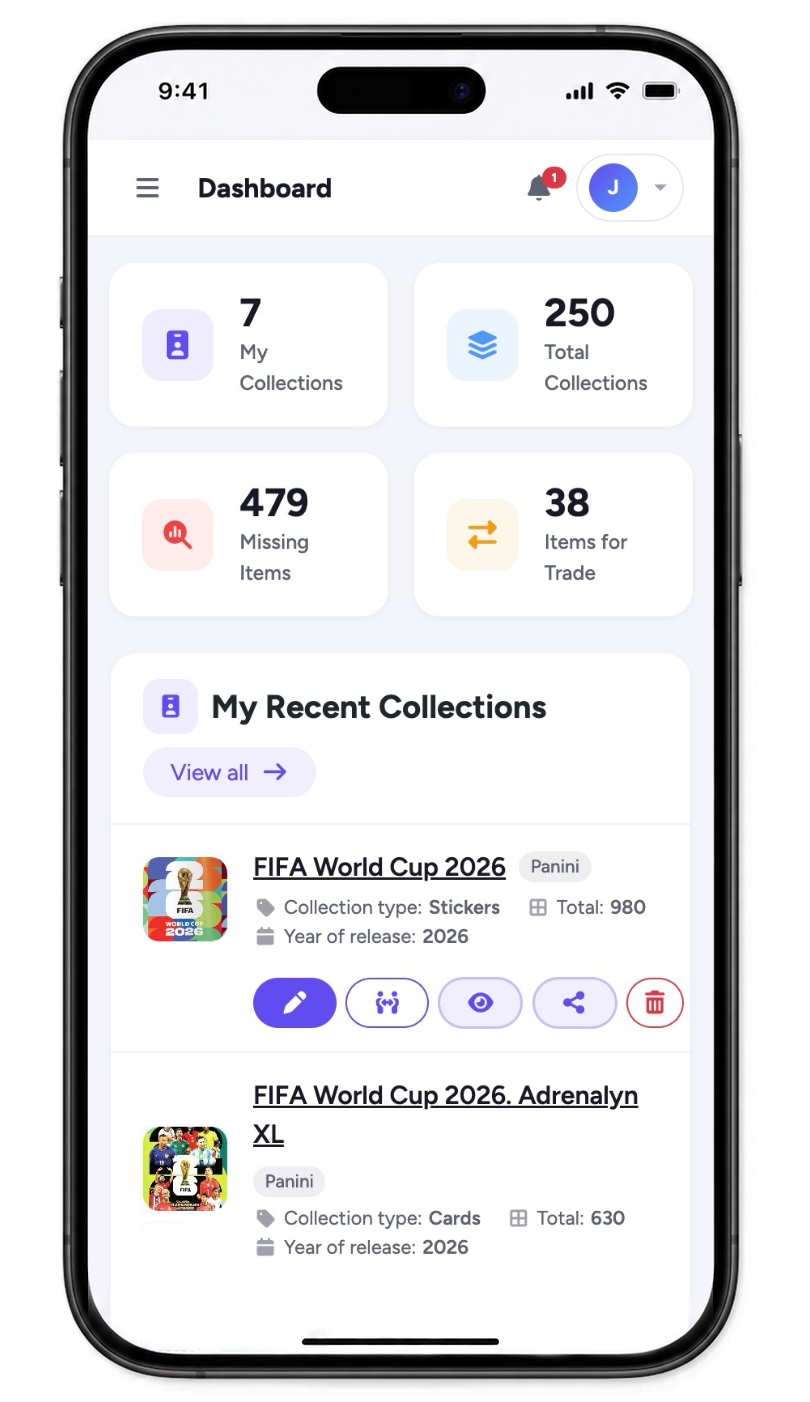 Swapio dashboard